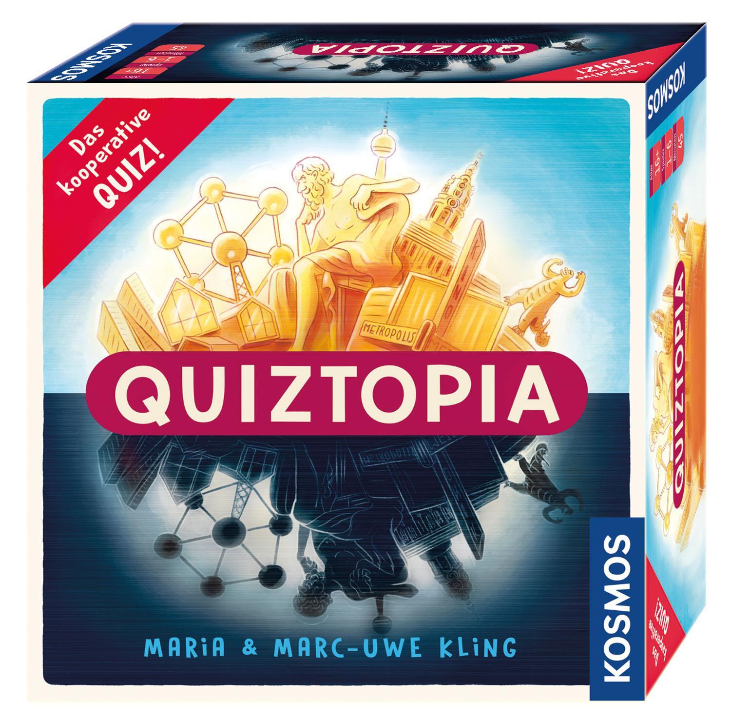Cover: 4002051694296 | Quiztopia | 1 - 6 Spieler | Spiel | Deutsch | 2019 | Kosmos