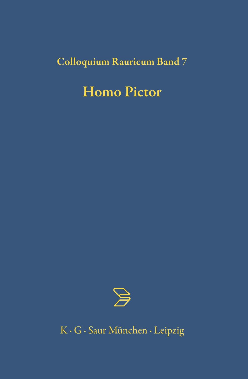 Cover: 9783598774188 | Homo Pictor | Gottfried Boehm (u. a.) | Buch | ISSN | XIII | Deutsch