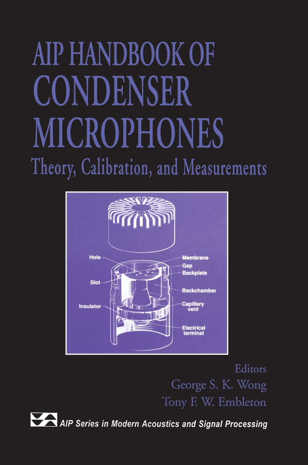 Cover: 9781563962844 | AIP Handbook of Condenser Microphones | Tony F. W. Embleton (u. a.)