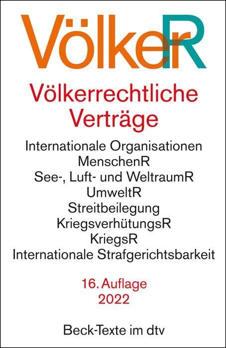 Cover: 9783423531320 | Völkerrechtliche Verträge | Oliver Dörr | Taschenbuch | Deutsch | 2022