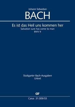 Cover: 9790007095246 | Es ist das Heil uns kommen her (Klavierauszug) | Johann Sebastian Bach
