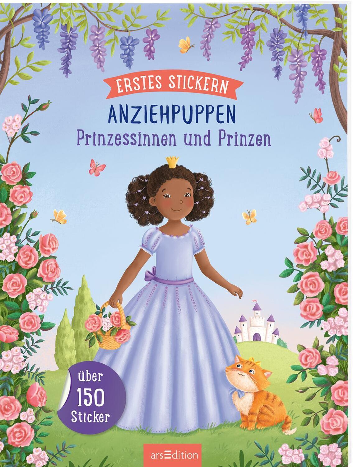 Cover: 9783845853659 | Erstes Stickern Anziehpuppen - Prinzessinnen und Prinzen | Taschenbuch