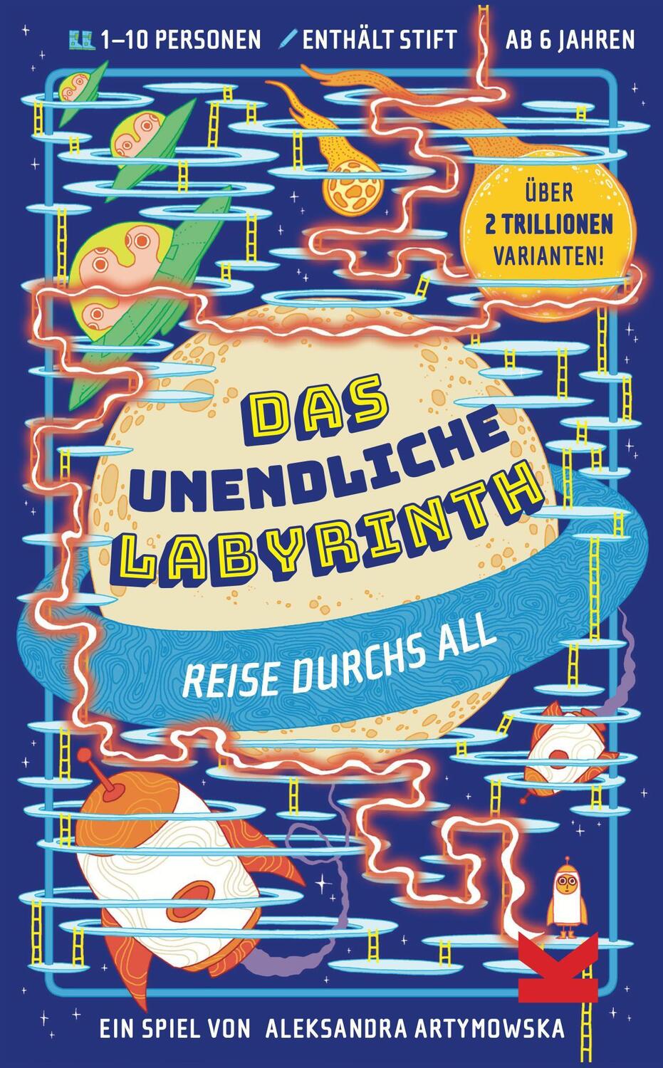 Cover: 9783962444303 | Das unendliche Labyrinth | Reise durchs All | Aleksandra Artymowska