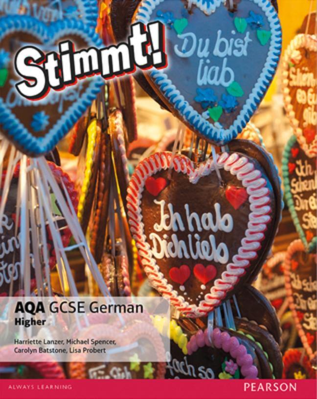 Cover: 9781292118185 | Stimmt! AQA GCSE German Higher Student Book | Harriette Lanzer (u. a.)