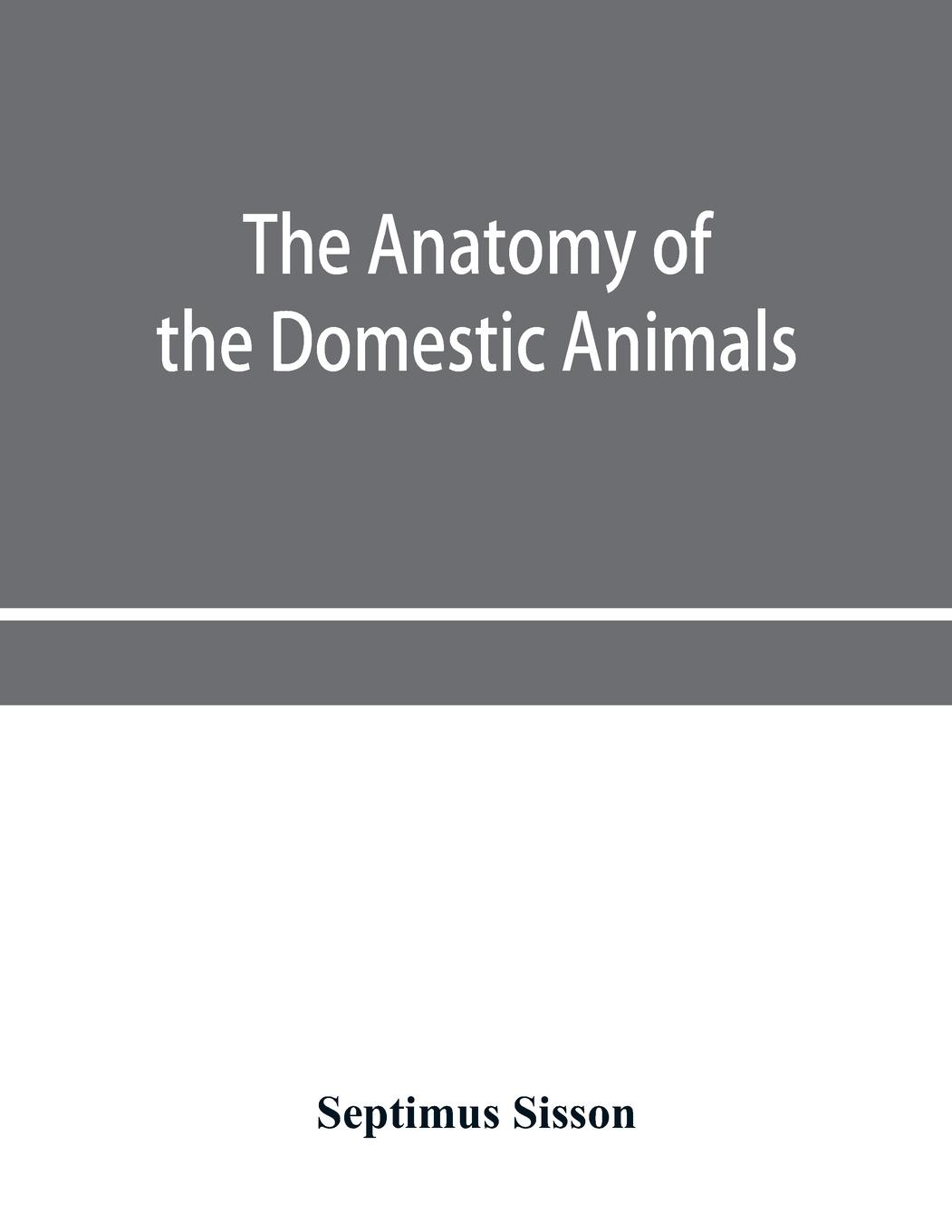 Cover: 9789353953164 | The anatomy of the domestic animals | Septimus Sisson | Taschenbuch