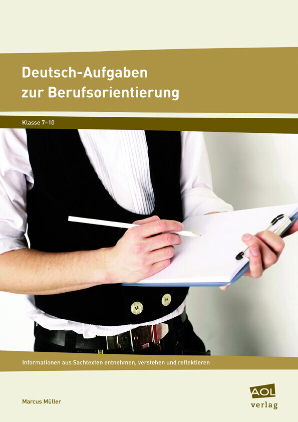 Cover: 9783403199151 | Deutsch-Aufgaben zur Berufsorientierung | Marcus Müller | Broschüre