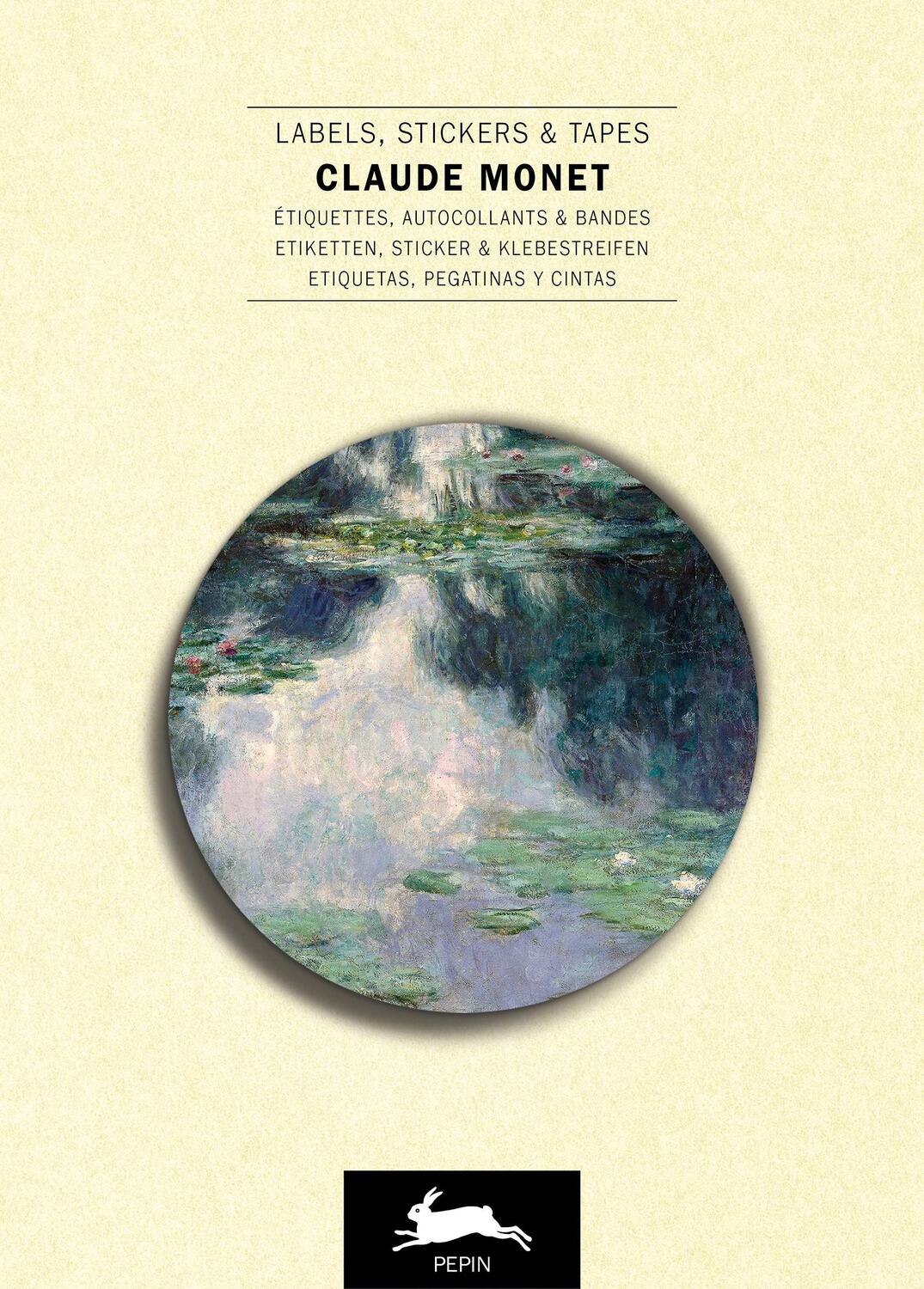 Cover: 9789460094316 | Claude Monet | Label and Sticker Book | Pepin Van Roojen | Taschenbuch