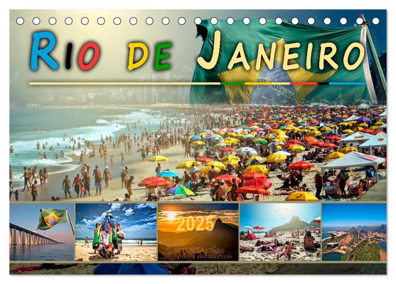 Cover: 9783435459605 | Rio de Janeiro, Stadt des Sonnenscheins (Tischkalender 2025 DIN A5...