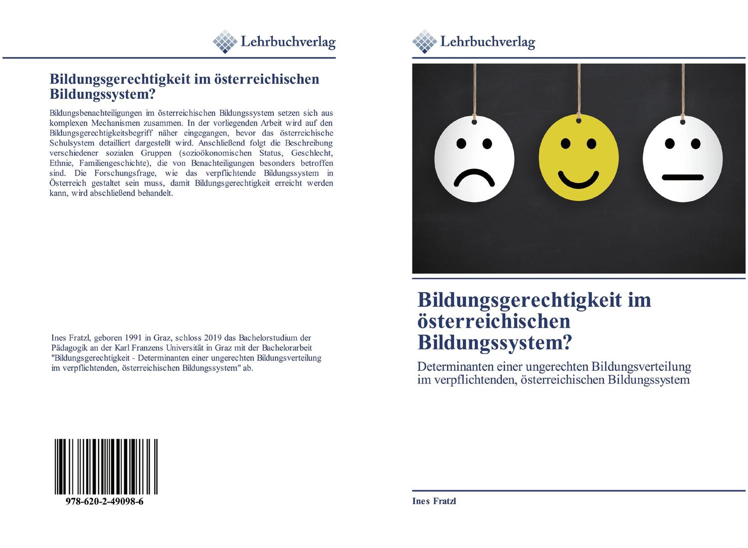 Cover: 9786202490986 | Bildungsgerechtigkeit im österreichischen Bildungssystem? | Fratzl