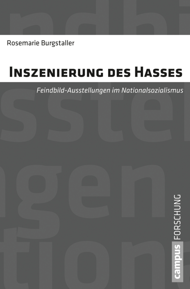 Cover: 9783593501895 | Inszenierung des Hasses | Rosemarie Burgstaller | Taschenbuch | 498 S.