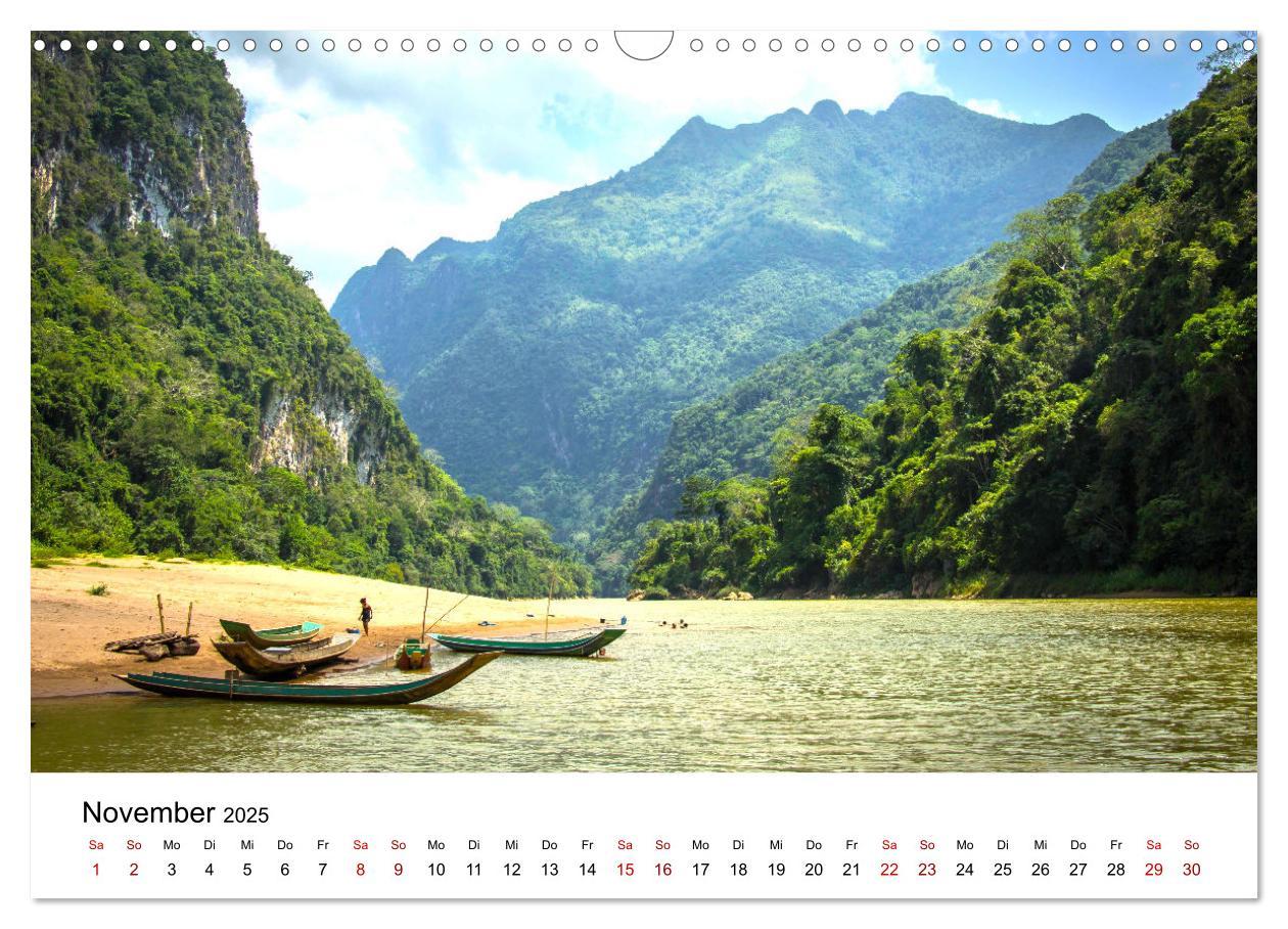 Bild: 9783435000494 | Laos - Abseits der Touristenströme. (Wandkalender 2025 DIN A3...