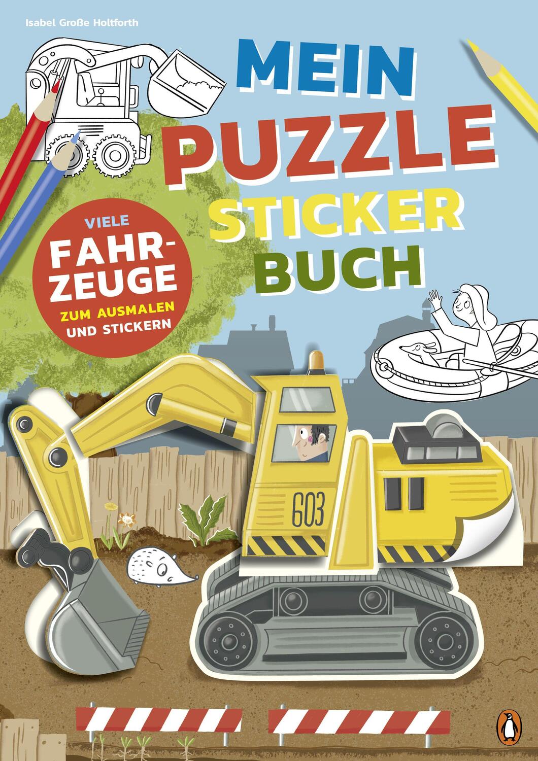 Cover: 9783328301349 | Mein bunter Puzzle-Sticker-Spaß - Fahrzeuge | Isabel Große Holtforth