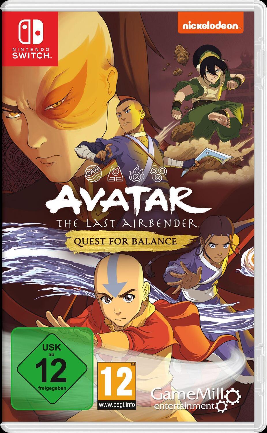 Cover: 5060968300364 | Avatar - The Last Airbender (Nintendo Switch) | Blu-ray Disc | Deutsch