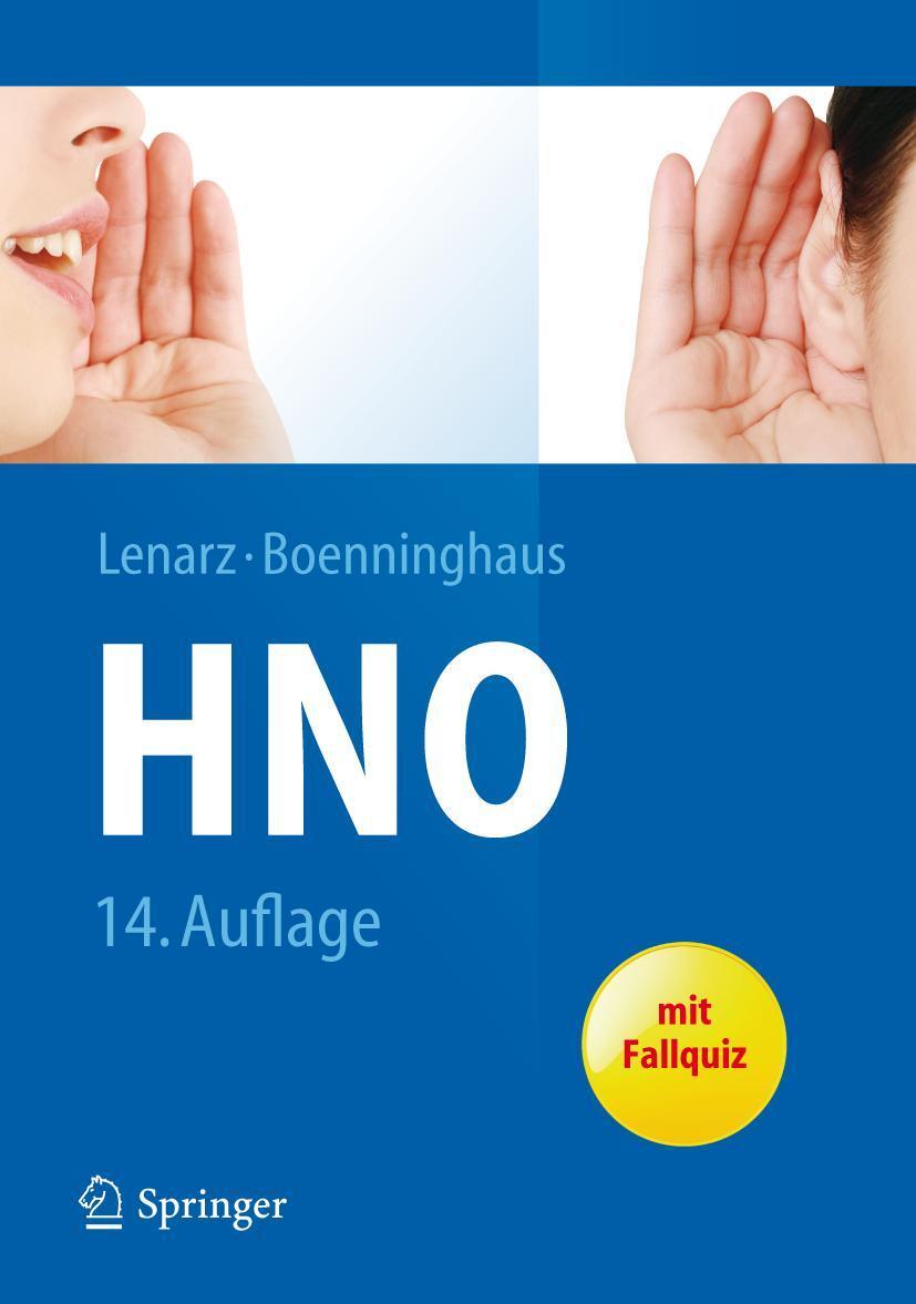 Cover: 9783642211300 | Hals-Nasen-Ohren-Heilkunde | Thomas Lenarz (u. a.) | Taschenbuch | XVI