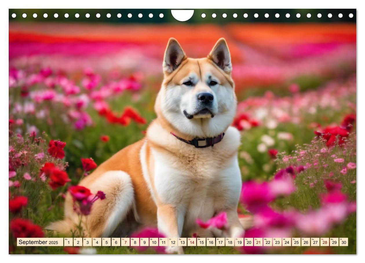 Bild: 9783457071649 | Akita Inu - Inbegriff der Treue (Wandkalender 2025 DIN A4 quer),...