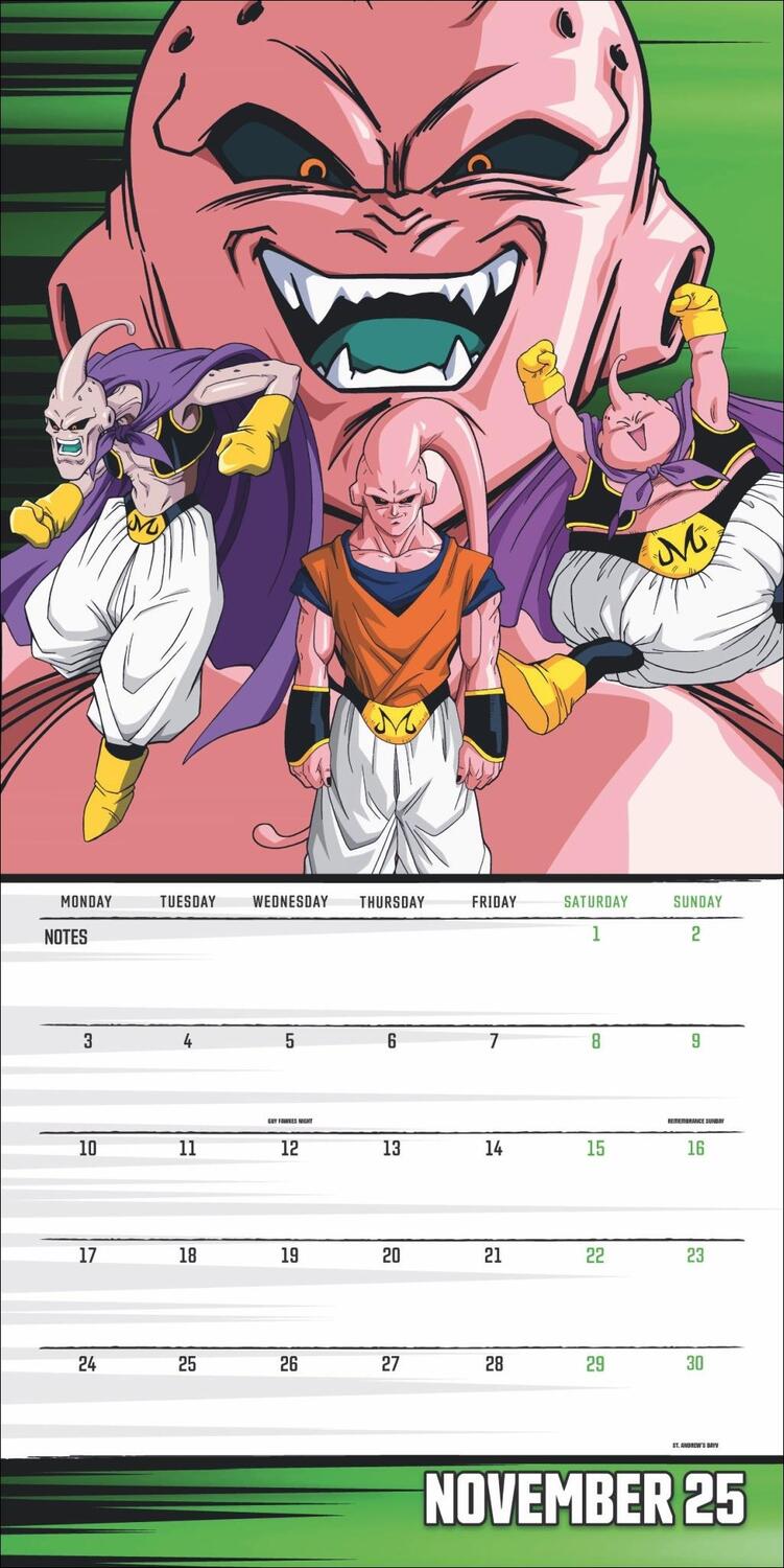 Bild: 9783840196881 | Dragon Ball Z Broschurkalender 2025 | Kalender | 28 S. | Englisch