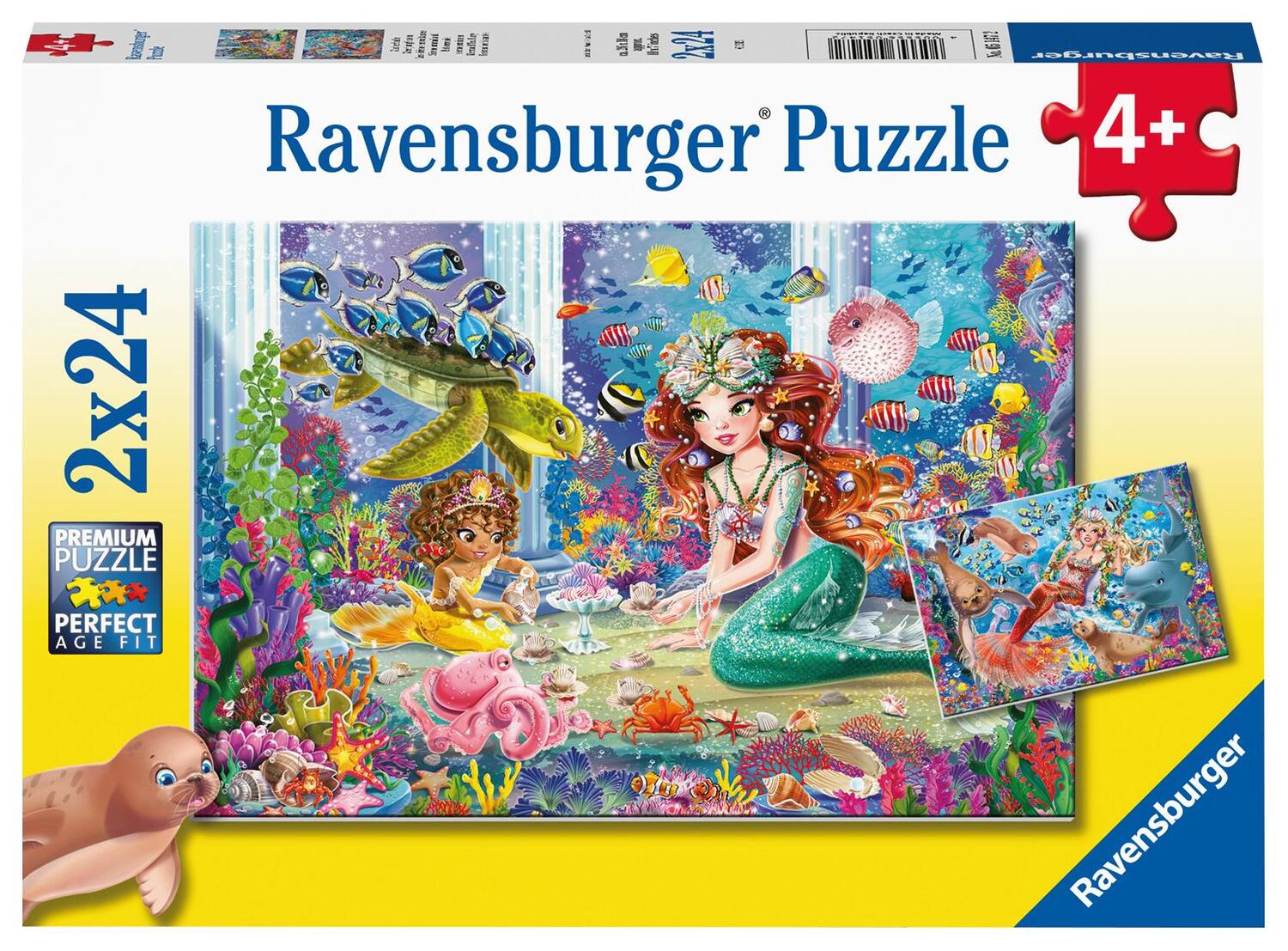 Cover: 4005556051472 | Ravensburger Kinderpuzzle - 05147 Zauberhafte Meerjungfrauen -...