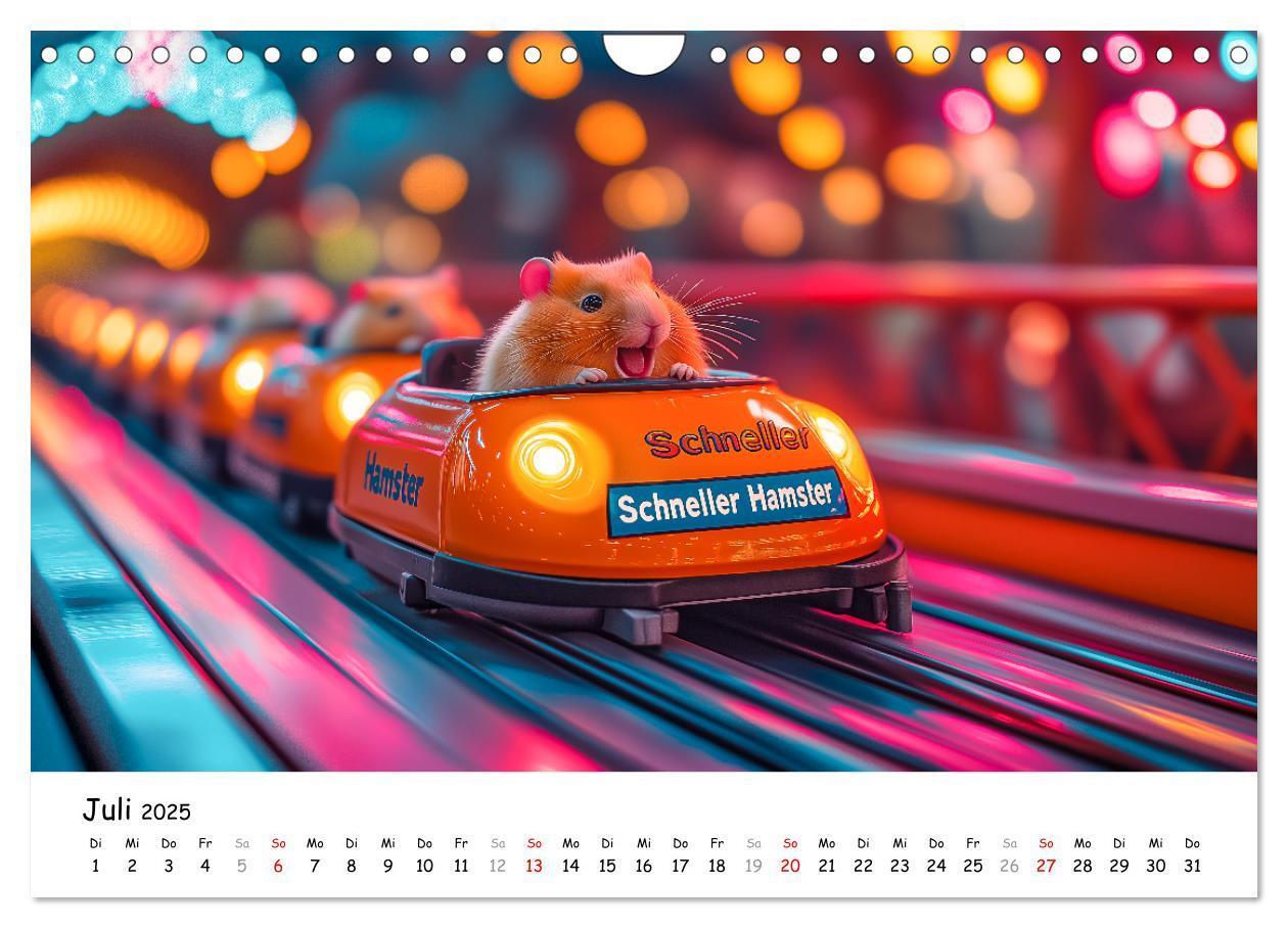 Bild: 9783457211618 | Hamster im Freizeitpark - Lustiger Kalender mit Jahrmarkt-Motiven...