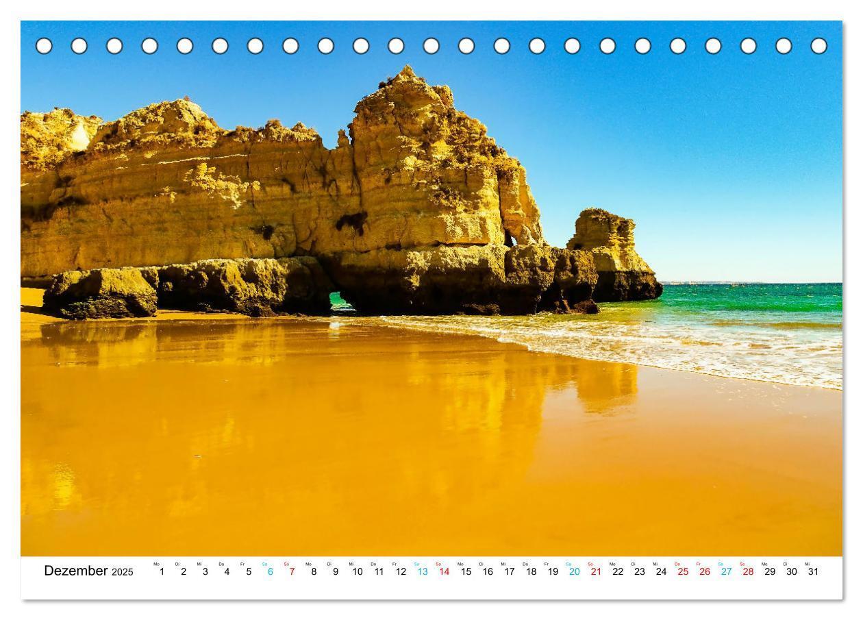 Bild: 9783435091508 | Die Algarve (Tischkalender 2025 DIN A5 quer), CALVENDO Monatskalender