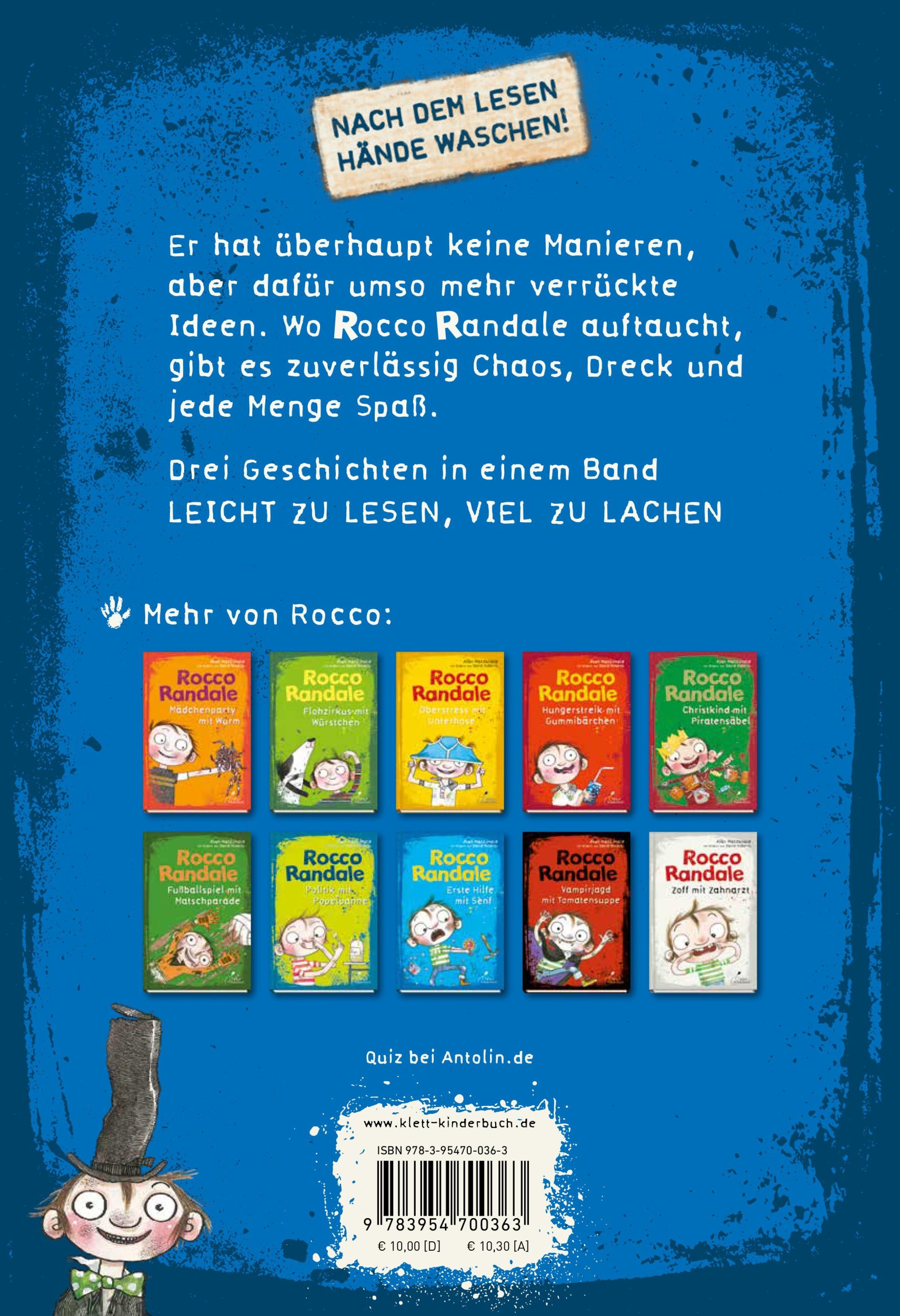 Rückseite: 9783954700363 | Rocco Randale 05 - Achterbahn mit Oma | Alan Macdonald | Buch | 90 S.