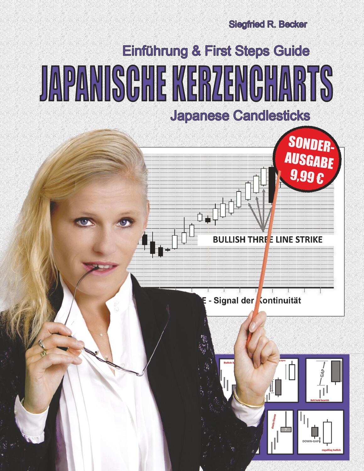 Cover: 9783744812832 | Japanische Kerzencharts - Japanese Candlesticks | Siegfried R. Becker