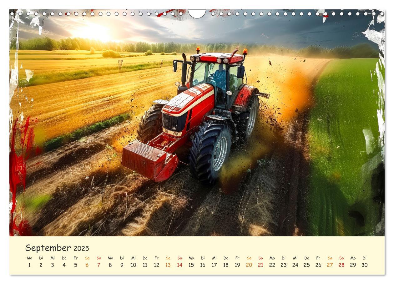 Bild: 9783383781506 | Traktoren - tolle Momente (Wandkalender 2025 DIN A3 quer), CALVENDO...