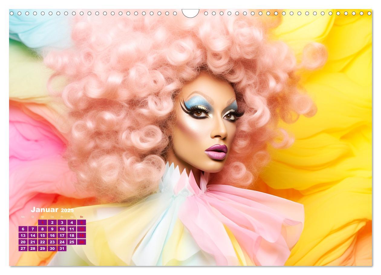 Bild: 9783383894282 | Drag Queens. Glamouröse und wunderschöne Drag-Kunst (Wandkalender...