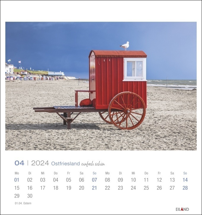 Bild: 9783964022806 | Ostfriesland einfach schön Postkartenkalender 2024. Schafe,...