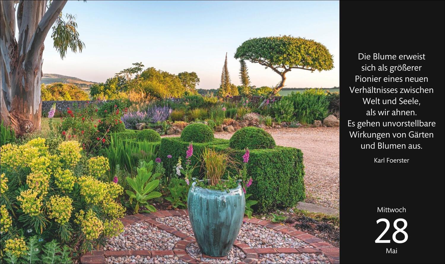 Bild: 9783840034411 | Die Welt der Gärten Premiumkalender 2025 - 365 grüne Oasen zum...