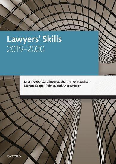 Cover: 9780198838647 | Lawyers' Skills | Andrew Boon (u. a.) | Taschenbuch | Englisch | 2019