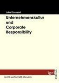 Cover: 9783868150445 | Unternehmenskultur und Corporate Responsibility | Julia Dausend | Buch