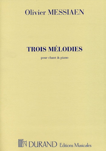 Cover: 9790044051007 | 3 mélodies pour soprano et piano | Olivier Messiaen | Buch | 2001
