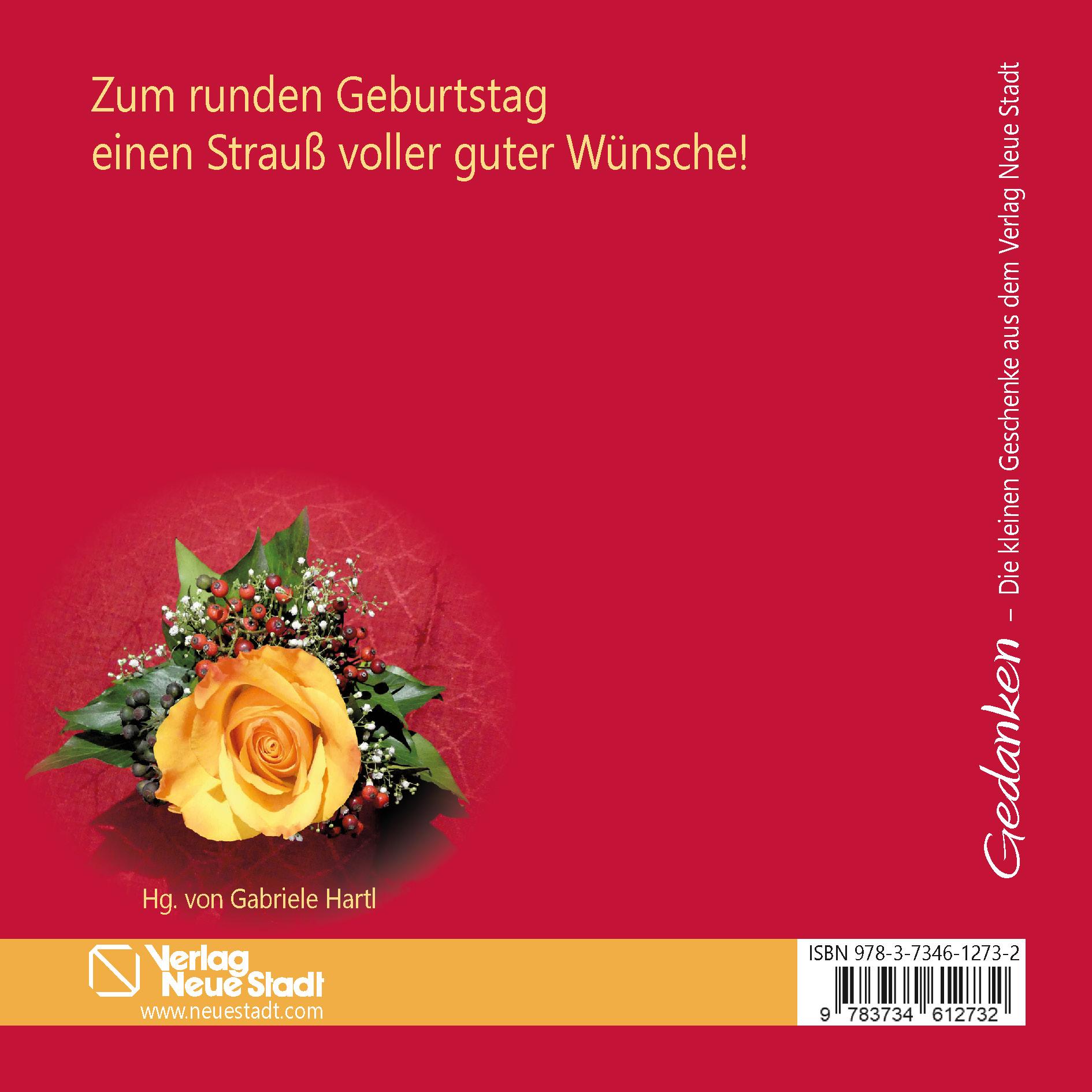 Rückseite: 9783734612732 | Glück-Wunsch zum 80. | Gedanken | Gabriele Hartl | Taschenbuch | 24 S.