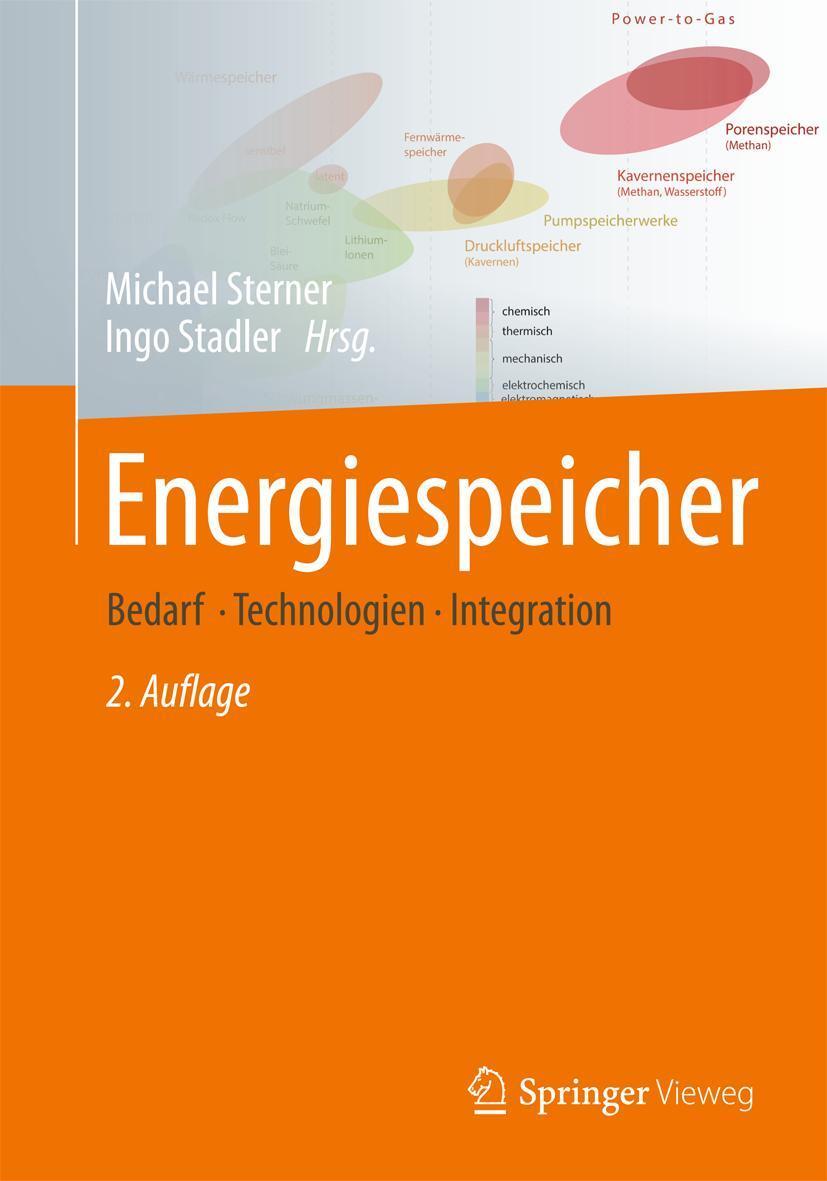 Cover: 9783662488928 | Energiespeicher - Bedarf, Technologien, Integration | Sterner (u. a.)