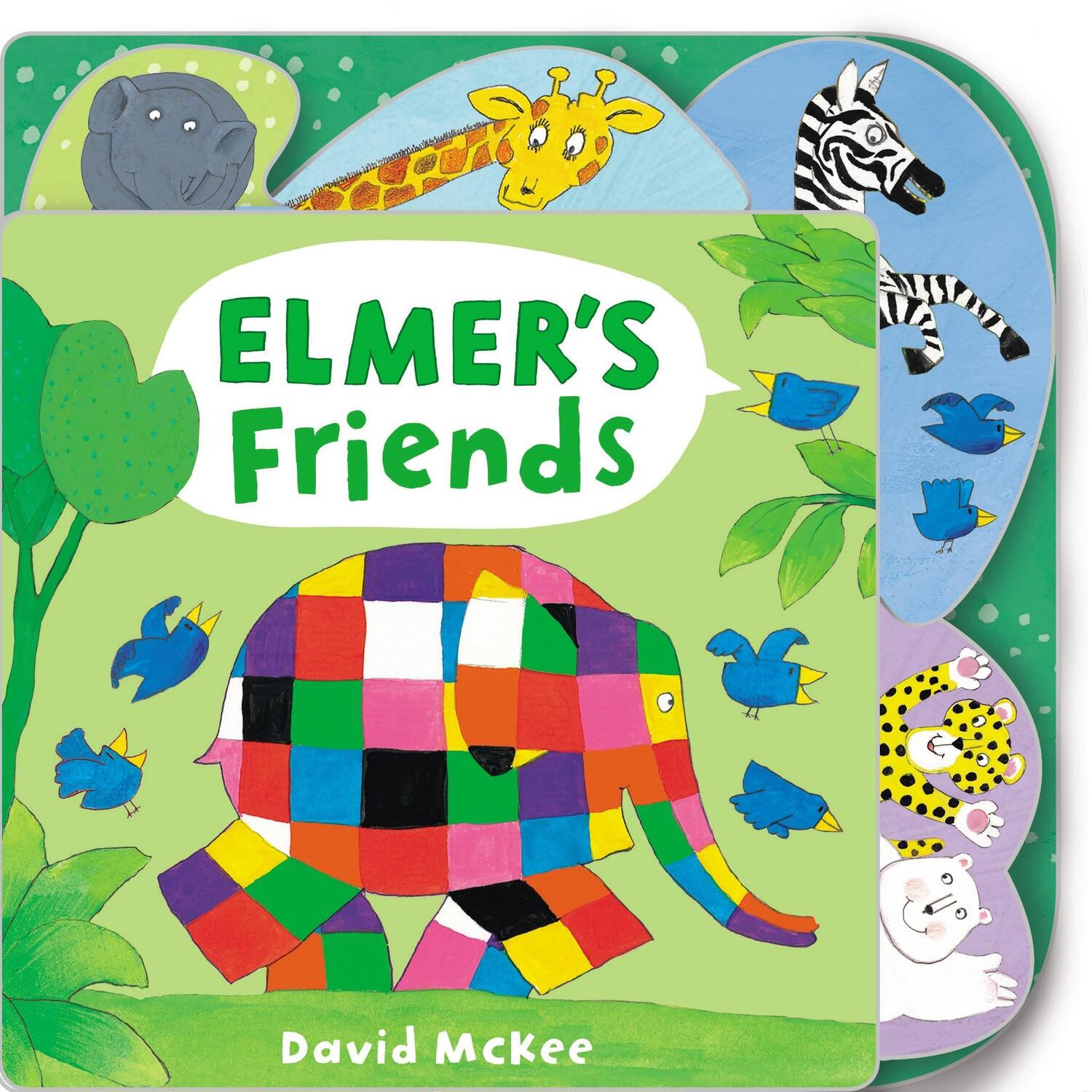 Cover: 9781783446070 | Elmer's Friends | Tabbed Board Book | David McKee | Buch | Englisch
