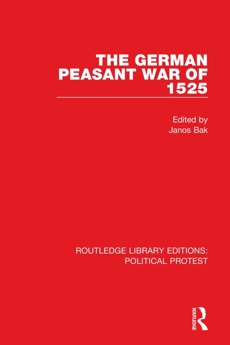 Cover: 9781032042107 | The German Peasant War of 1525 | Janos Bak | Taschenbuch | Englisch