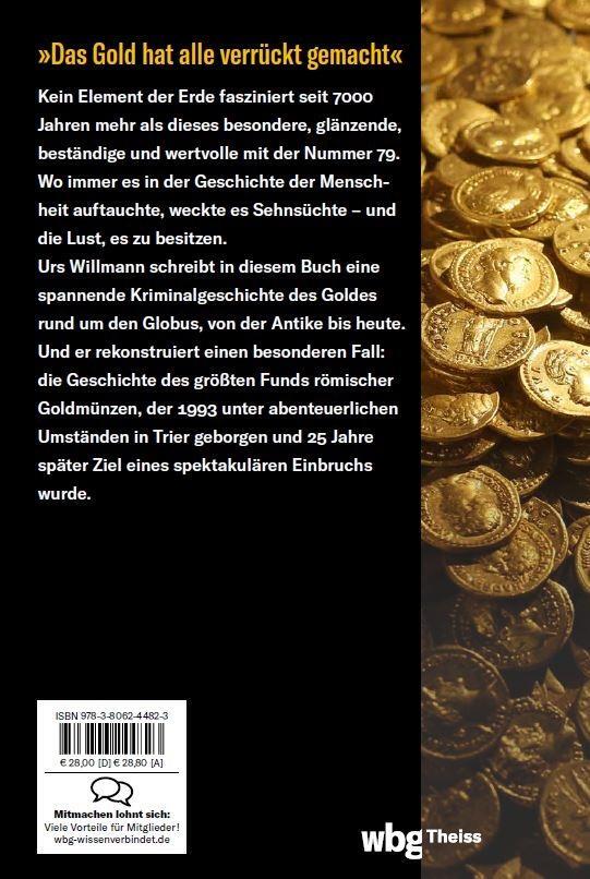 Rückseite: 9783806244823 | Goldrausch | Eine Kriminalgeschichte | Urs Willmann | Buch | 224 S.