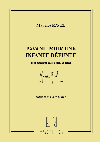 Cover: 9790045002909 | Pavane Pour Une Infante Defunte | Maurice Ravel | Partitur | 2001