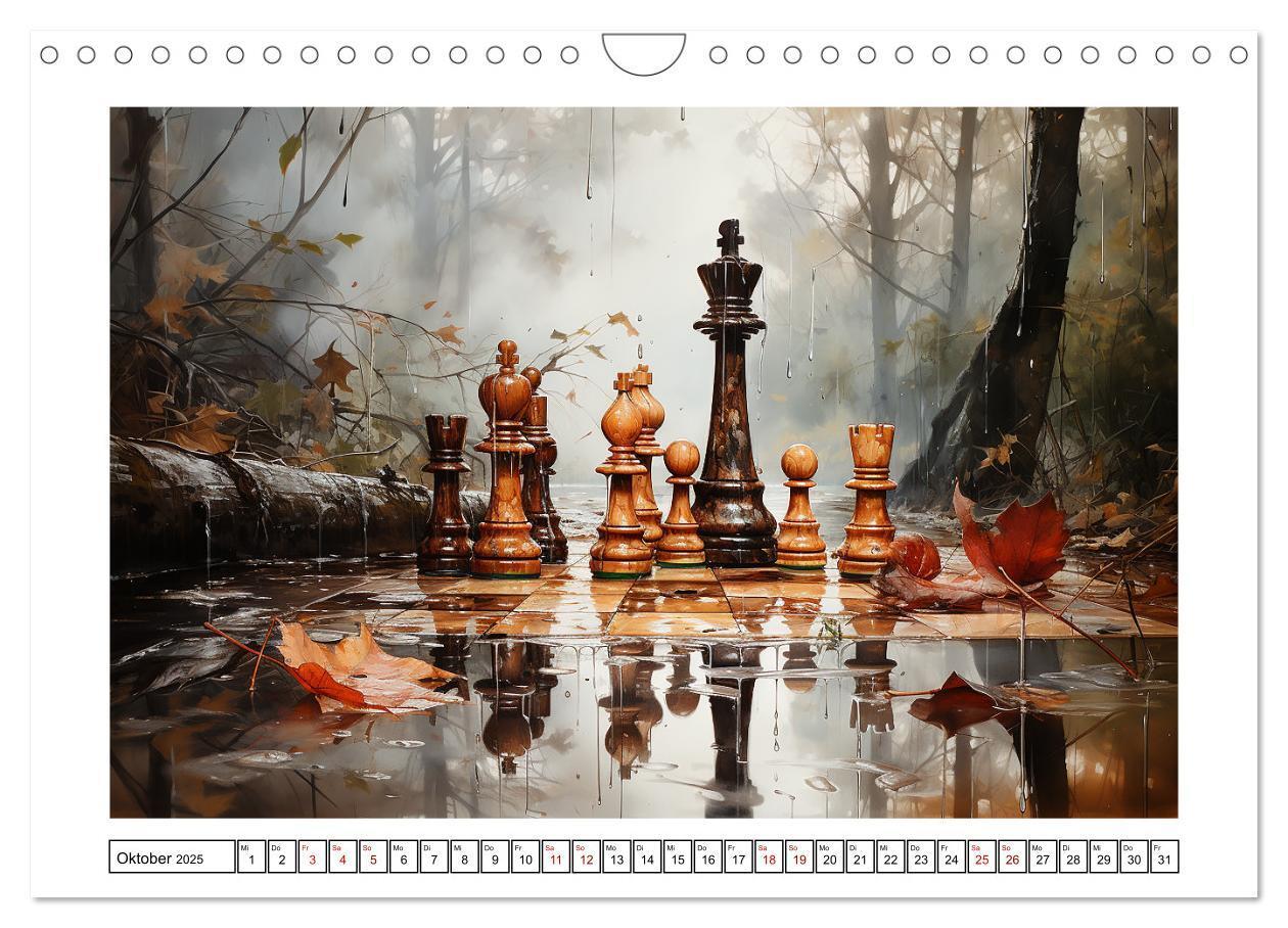 Bild: 9783383851926 | Schach Matt (Wandkalender 2025 DIN A4 quer), CALVENDO Monatskalender