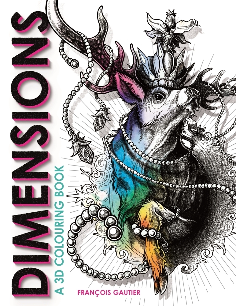 Cover: 9781912785711 | Dimensions | A 3D Colouring Book | Francois Gautier | Taschenbuch
