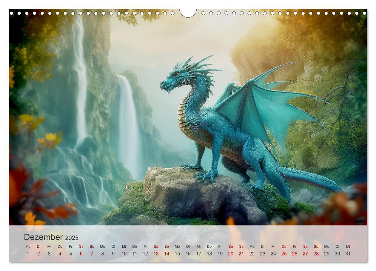 Bild: 9783383838224 | Im Land der schönen Drachen (Wandkalender 2025 DIN A3 quer),...