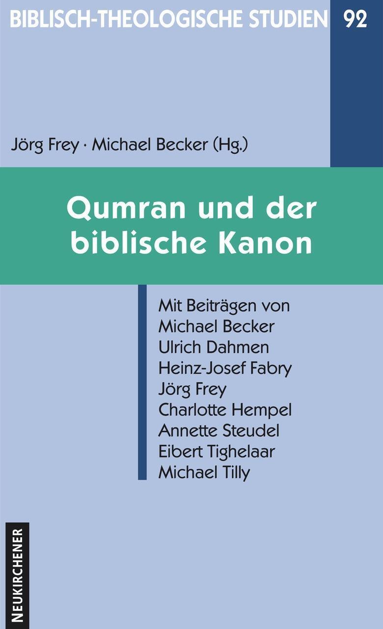 Cover: 9783788722333 | Qumran und der biblische Kanon | Michael Becker Jörg Frey | Buch