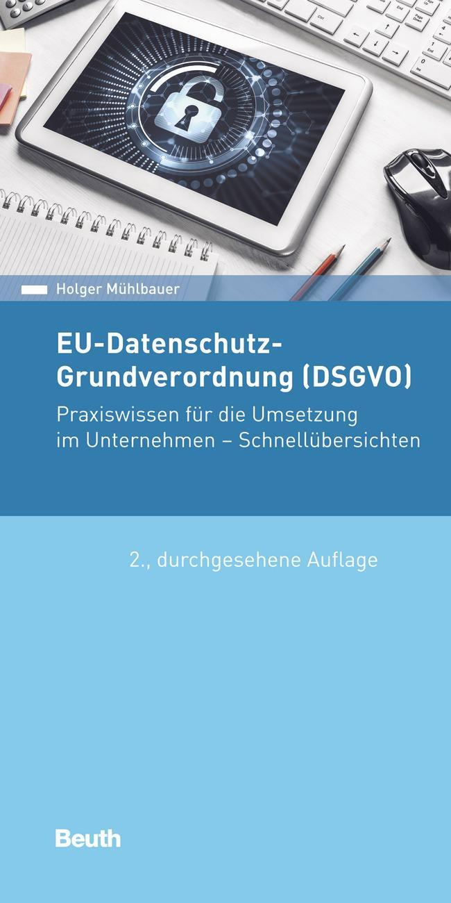 Cover: 9783410284918 | EU-Datenschutz-Grundverordnung (DSGVO) | Holger Mühlbauer | Buch | VI
