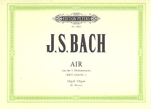 Cover: 9790014104740 | Air Bwv1068 | Johann Sebastian Bach | Buch | Edition Peters