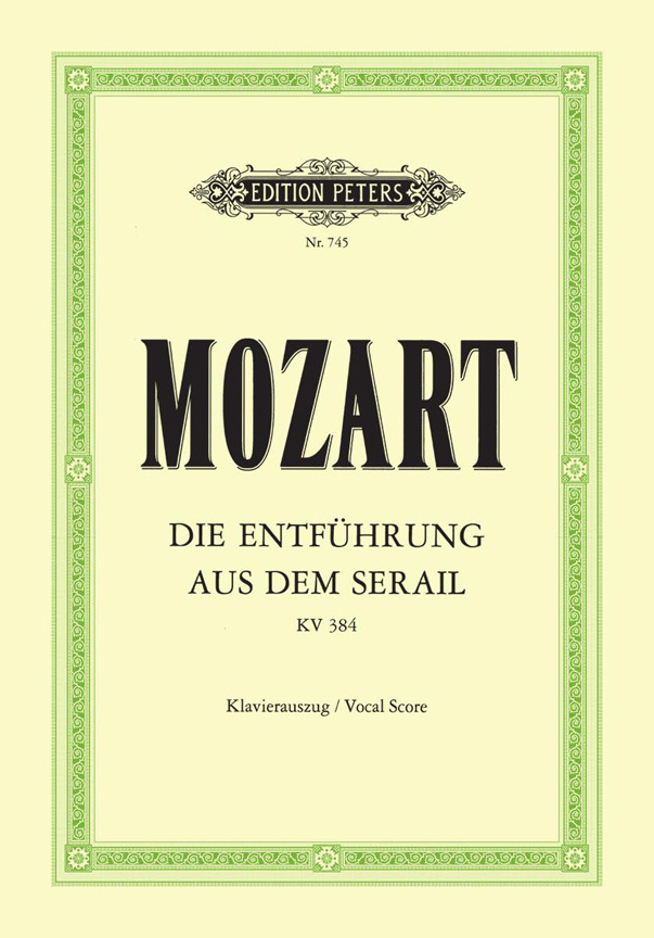 Cover: 9790014004873 | Die Entführung aus dem Serail, KV 384, Klavierauszug | Mozart | Buch