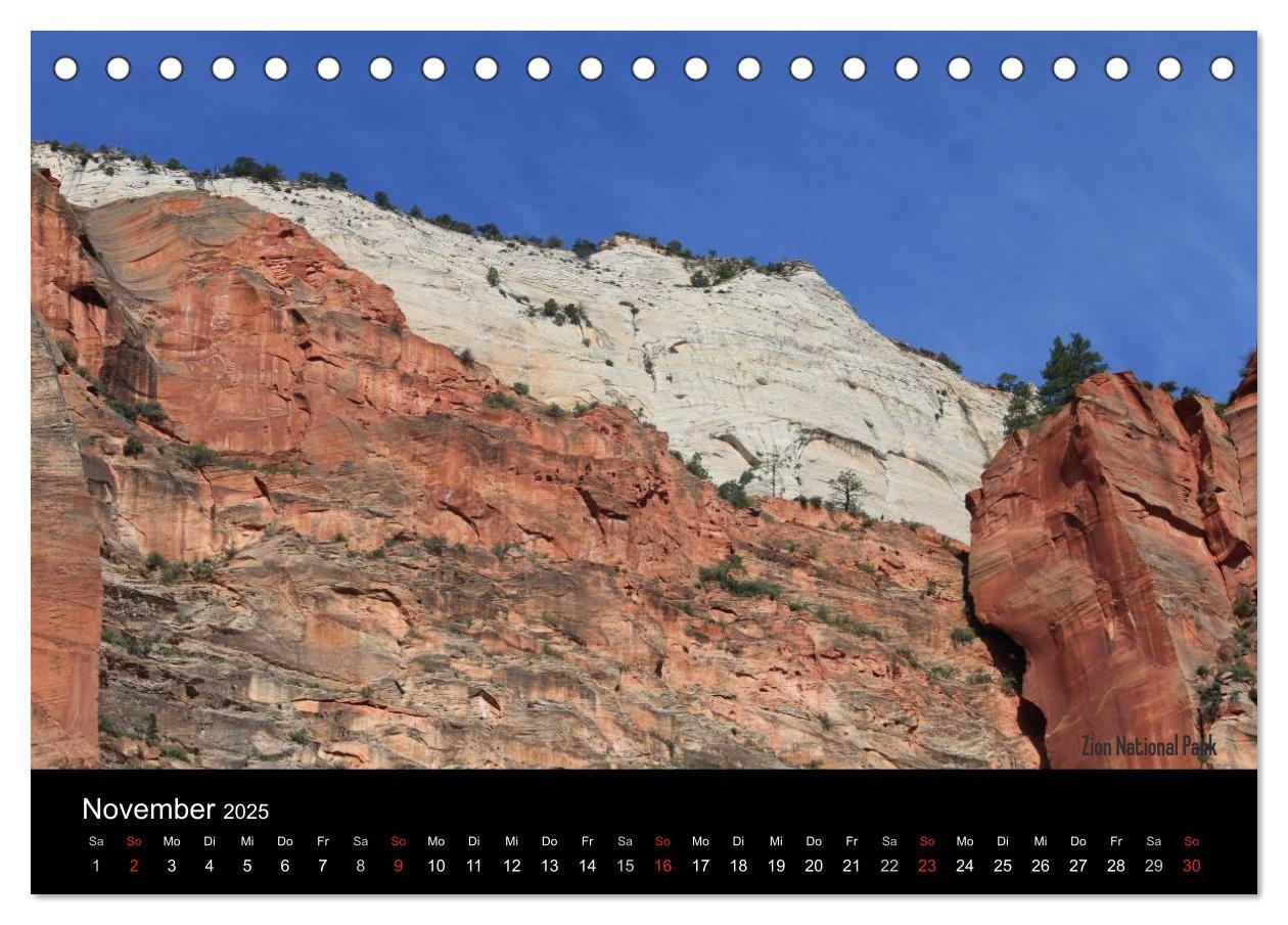 Bild: 9783435812981 | United States National Parks (Tischkalender 2025 DIN A5 quer),...