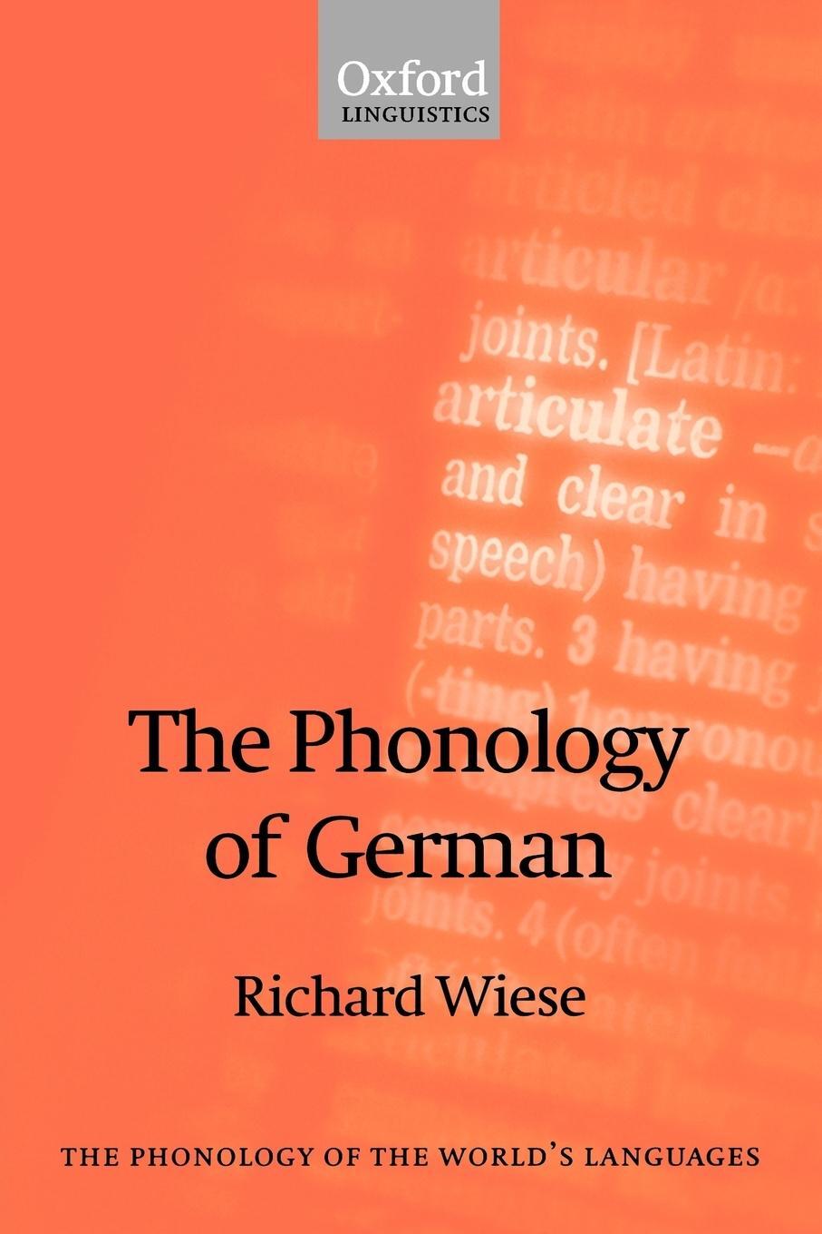 Cover: 9780198299509 | The Phonology of German | Richard Wiese | Taschenbuch | Paperback