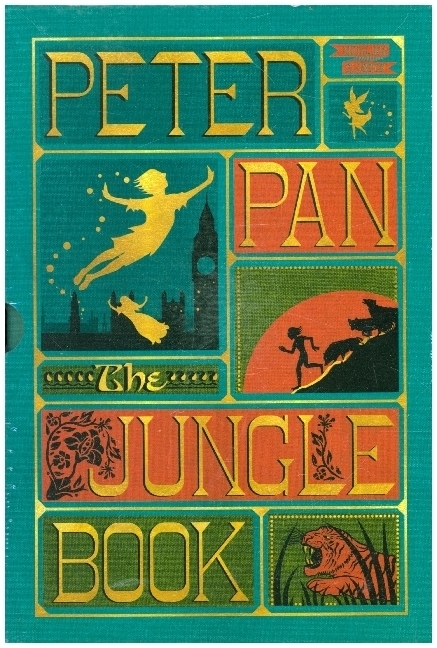 Cover: 9780063273849 | Peter Pan and Jungle Book, The [Minalima Illustrated Classics Intl...