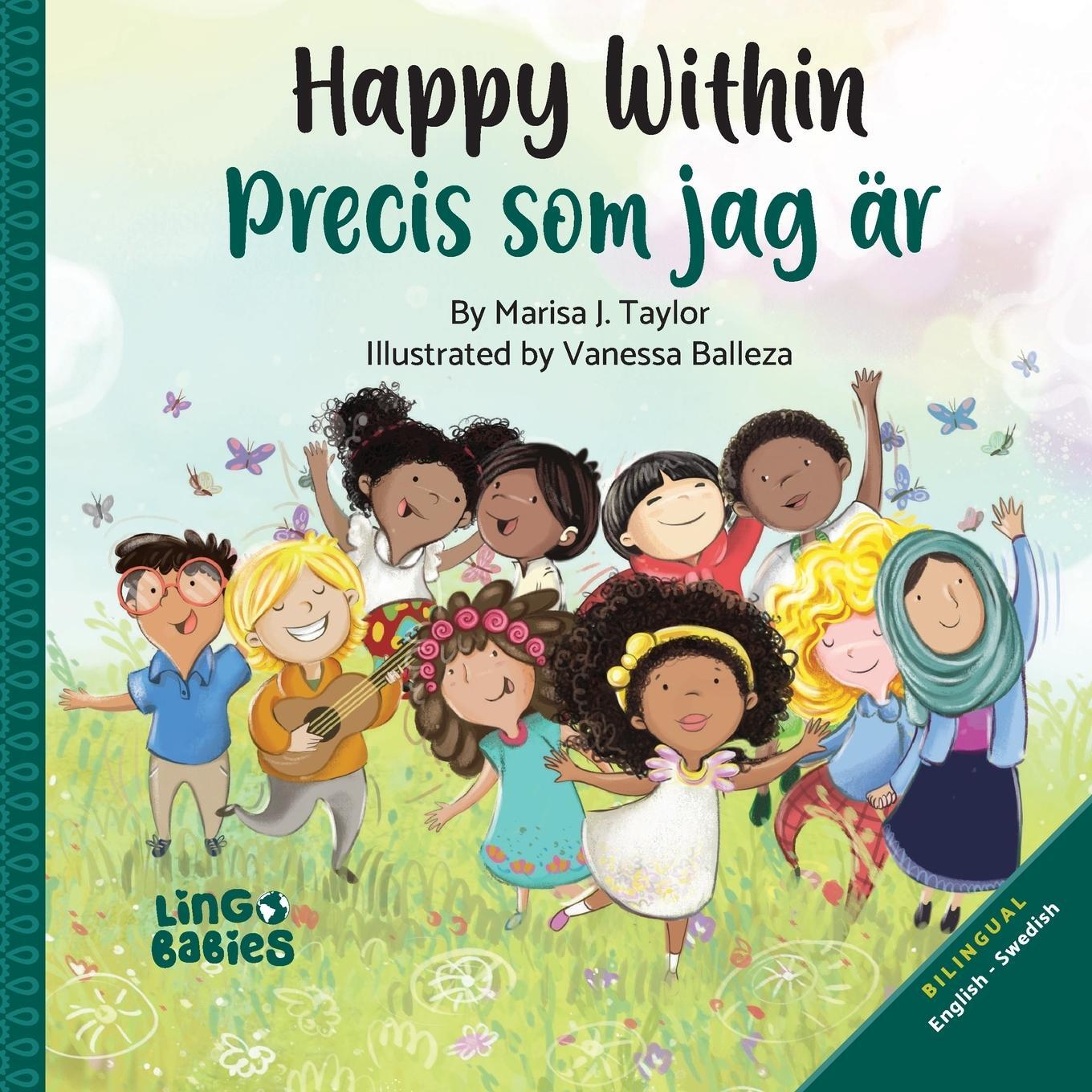 Cover: 9781916395664 | Happy within / Precis som jag är (Bilingual Children's book English...