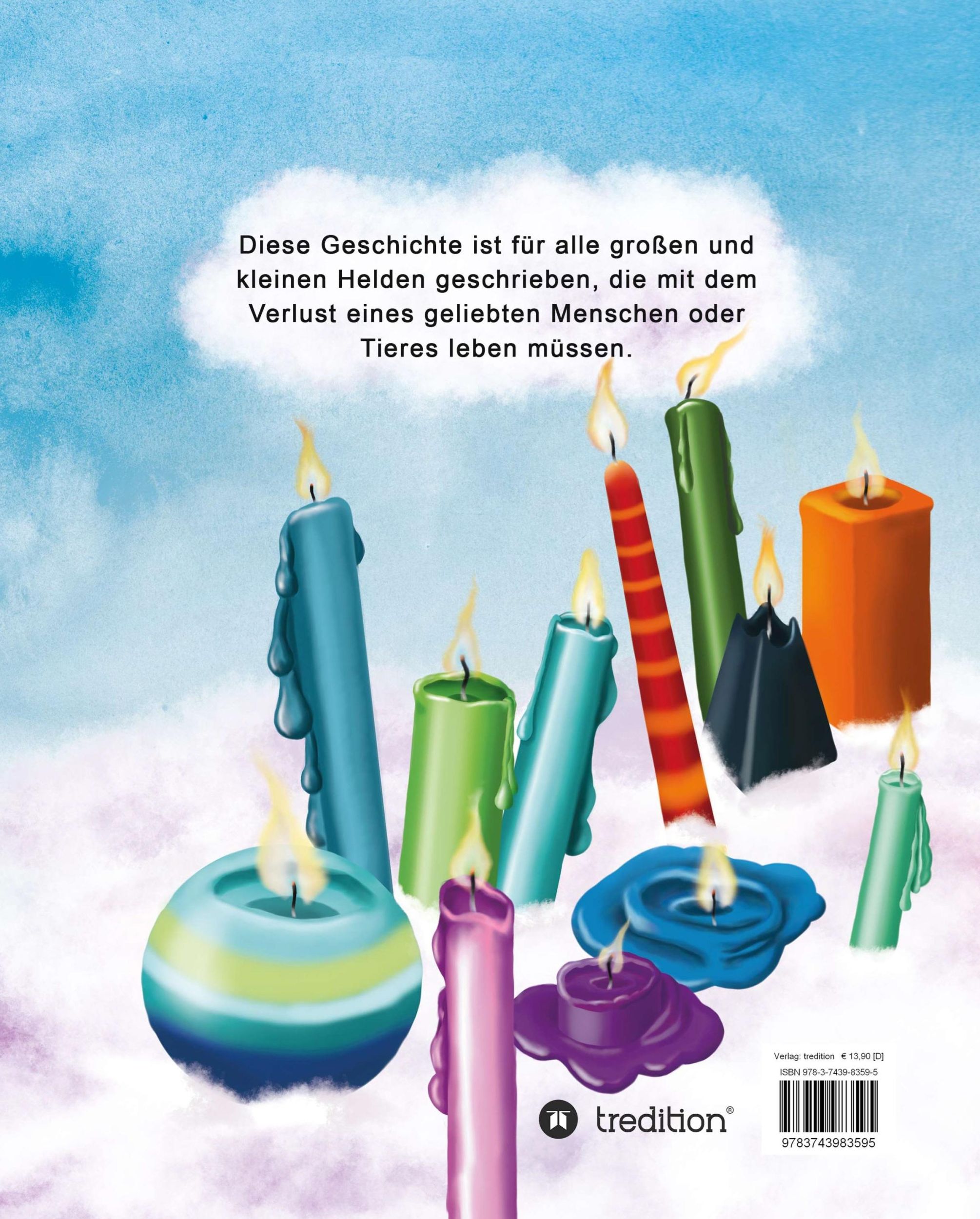 Rückseite: 9783743983595 | Die Kerzen im Himmel | Patricia Stindt | Taschenbuch | 32 S. | Deutsch